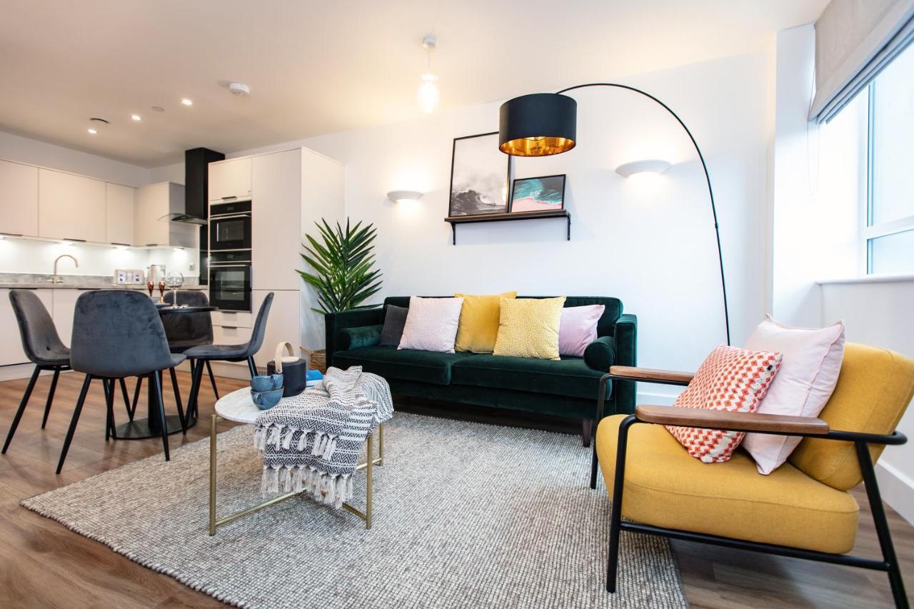City Centre - Free Parking - Stylish 2 Bedroom Apartment Bristol Luaran gambar