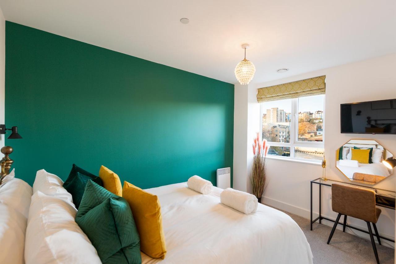 City Centre - Free Parking - Stylish 2 Bedroom Apartment Bristol Luaran gambar